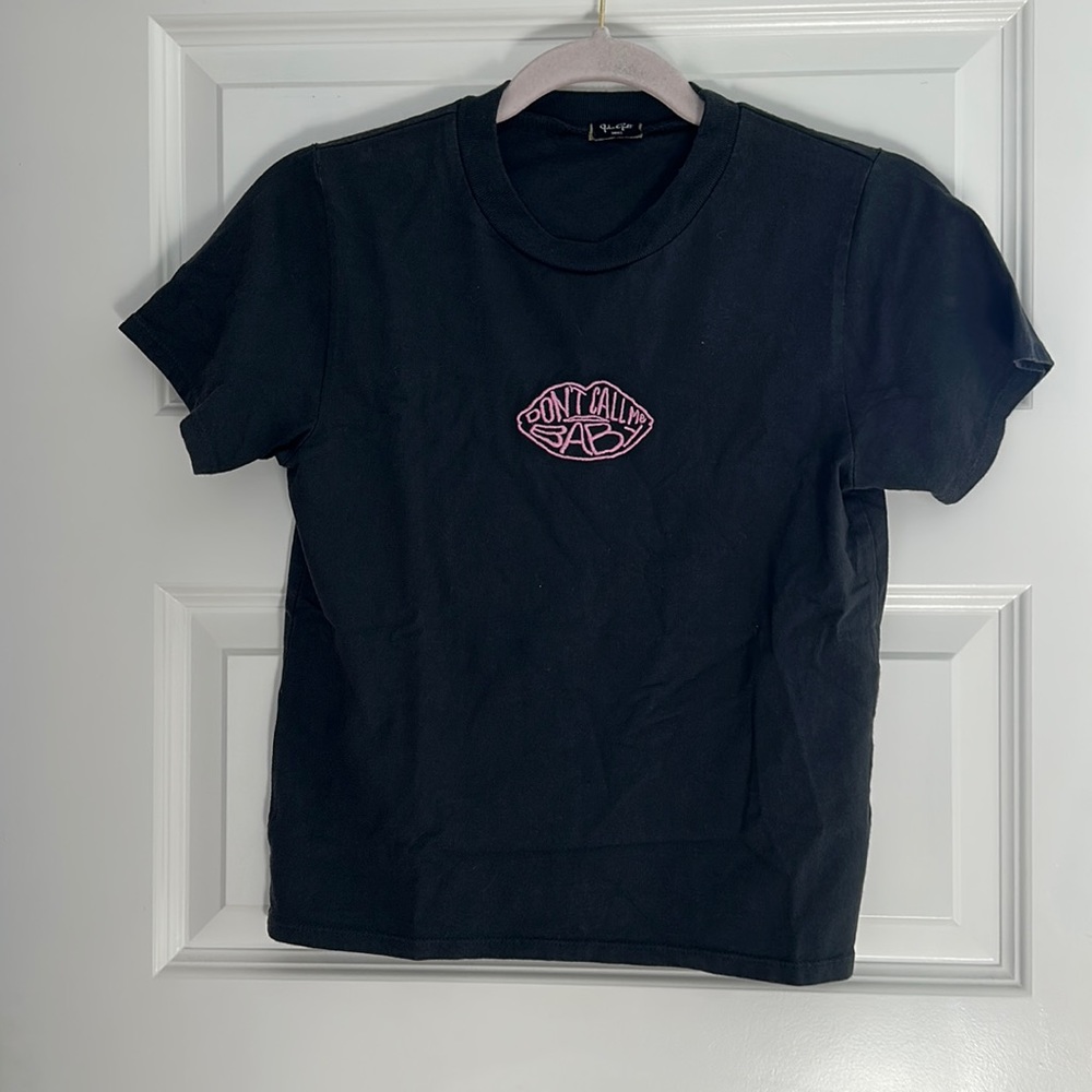 SOLD! “Don’t call me baby” John Galt (Brandy Melville) T-shirt